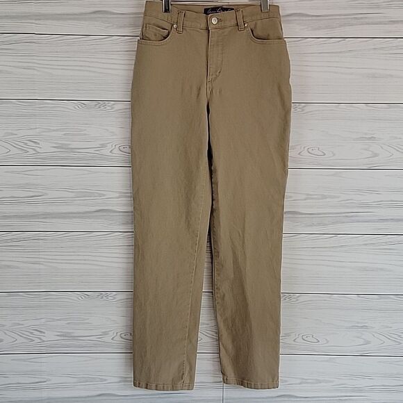 Gloria Vanderbilt Amand Tan Colored Jeans Womens Size 6 - Picture 4 of 14